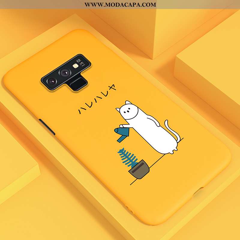 Capas Samsung Galaxy Note 9 Slim Tendencia Protetoras De Grau Cases Amarela Antiqueda Promoção