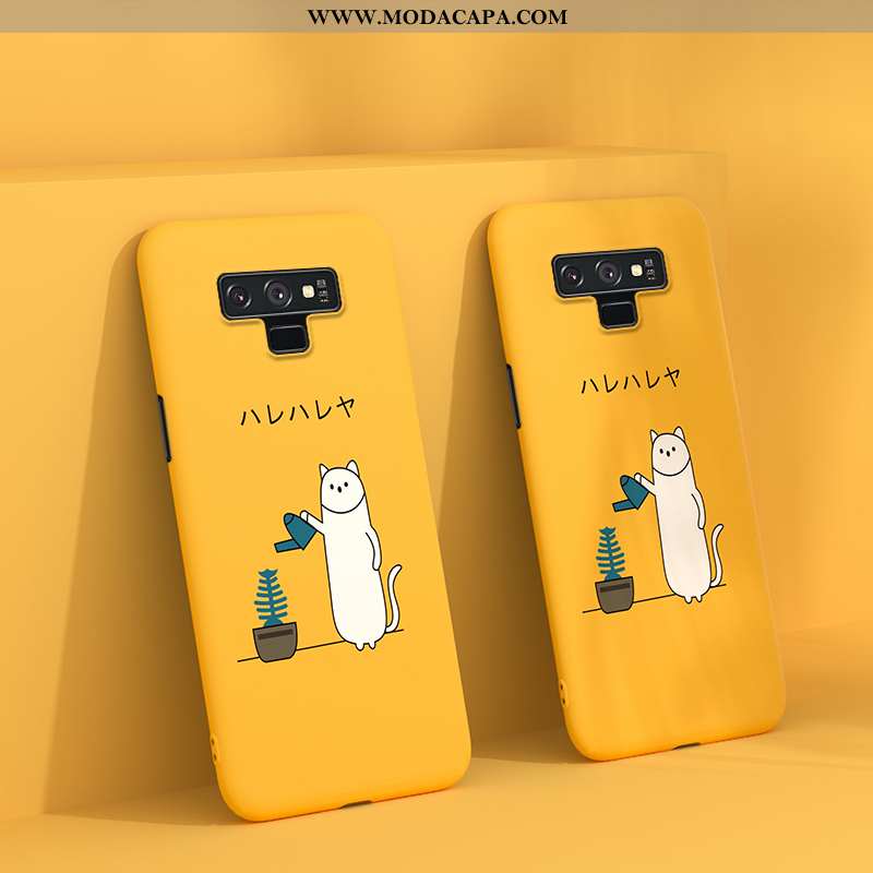 Capas Samsung Galaxy Note 9 Slim Tendencia Protetoras De Grau Cases Amarela Antiqueda Promoção