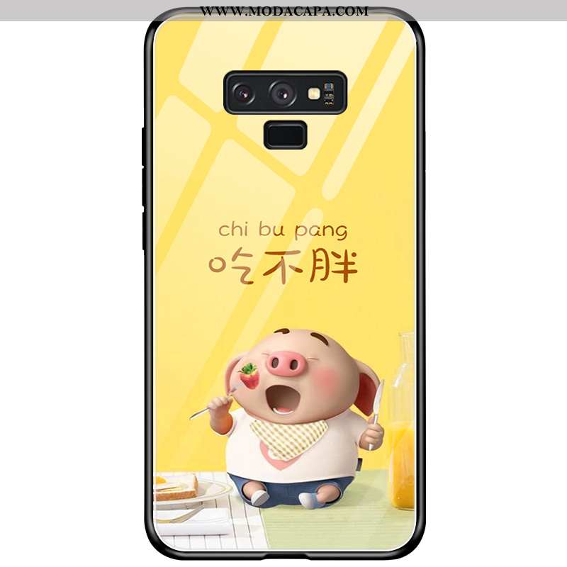 Capa Samsung Galaxy Note 9 Fofas Desenho Animado Telemóvel Aço Resistente Completa Personalizada Pro