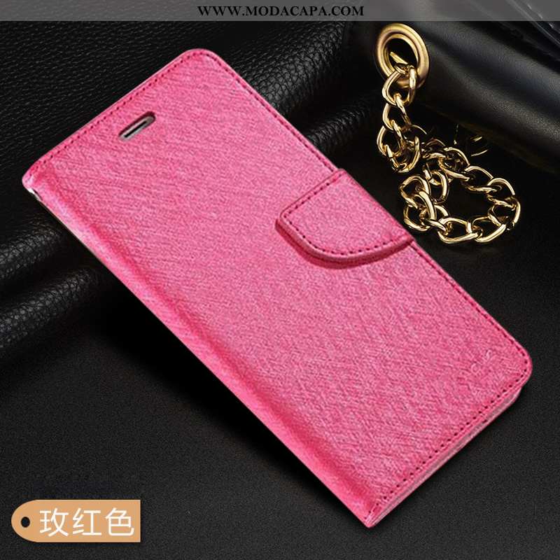 Capas Samsung Galaxy Note20 Couro Seda Vermelho Cover Telemóvel Cases Venda