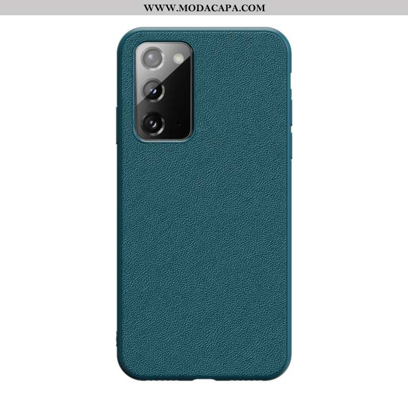 Capa Samsung Galaxy Note20 Protetoras Cases Verde Slim Capas Telemóvel Minimalista Venda