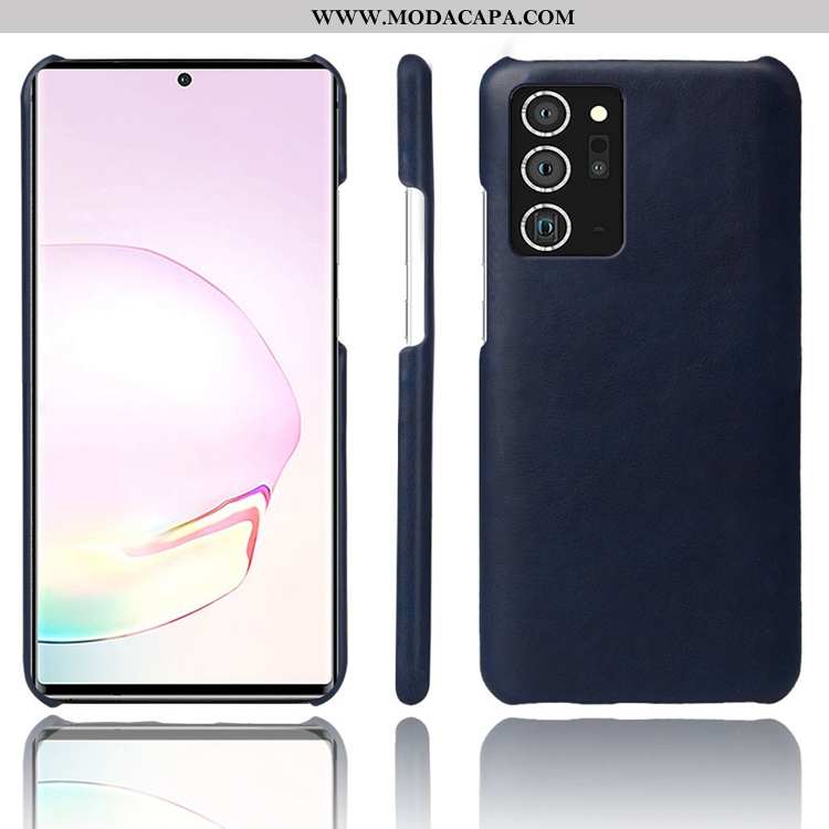 Capas Samsung Galaxy Note20 Ultra Personalizada Couro Telemóvel Cinza Antiqueda Criativas Online