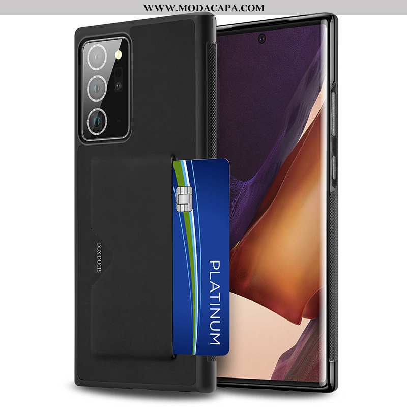 Capas Samsung Galaxy Note20 Ultra Silicone Completa Preto Telemóvel Antiqueda Traseira Barato