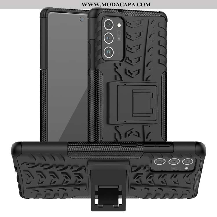 Capa Samsung Galaxy Note20 Ultra Silicone Antiderrapante Telemóvel Capas Preto Completa Venda