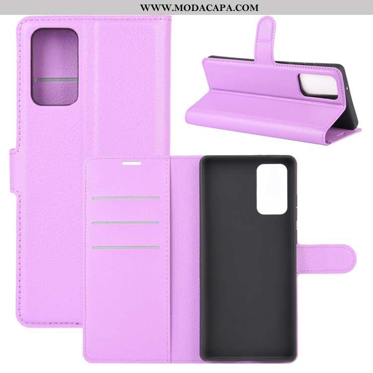 Capas Samsung Galaxy Note20 Ultra Couro Telemóvel Antiderrapante Rosa Fosco Cover Online