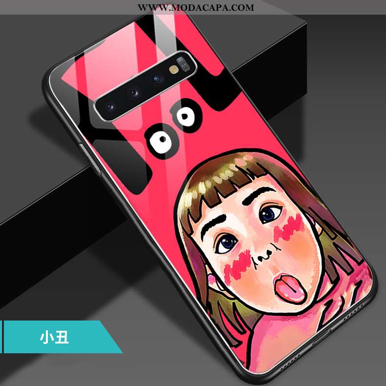 Capa Samsung Galaxy S10 Soft Completa Telemóvel Amarela Tendencia Personalizado Capas Venda