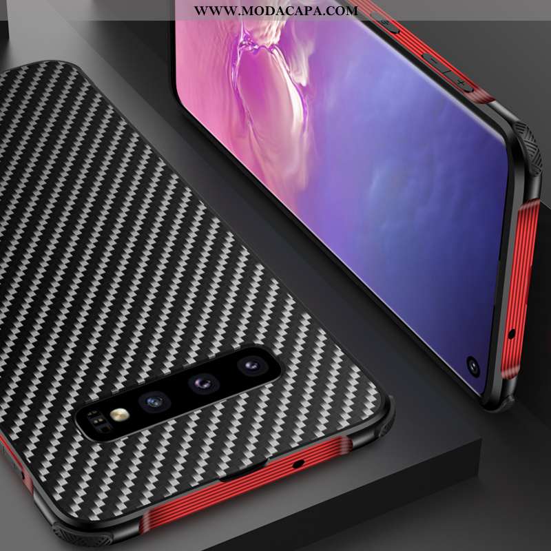 Capa Samsung Galaxy S10 Slim Malha Protetoras Telemóvel Antiqueda Metalasse Personalizado Barato