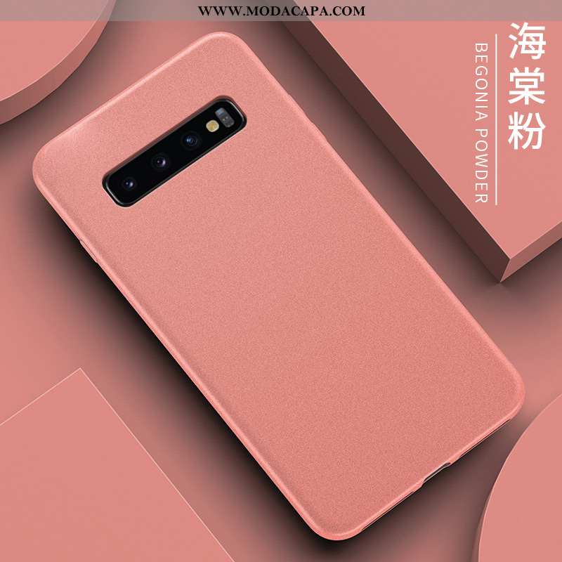 Capas Samsung Galaxy S10 Protetoras Telemóvel Simples Super Fosco Slim Baratas