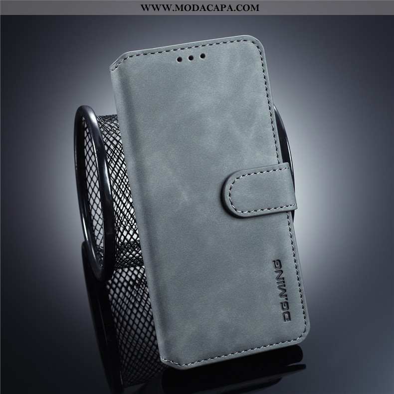 Capa Samsung Galaxy S10 Protetoras Cinza Carteira Pu Telemóvel Cover Antiqueda Baratos