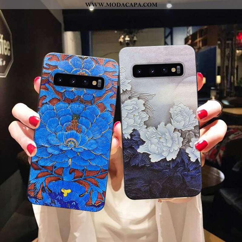 Capas Samsung Galaxy S10 Super Telemóvel Malha Nova Silicone Slim Venda