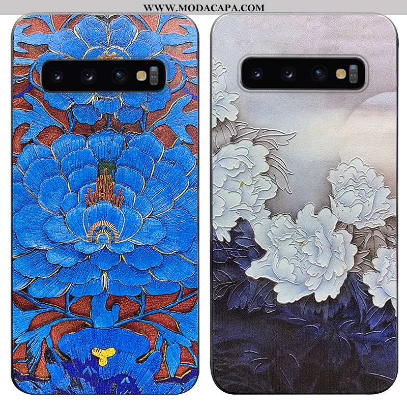 Capas Samsung Galaxy S10 Super Telemóvel Malha Nova Silicone Slim Venda