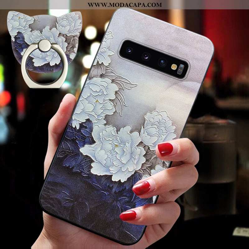 Capas Samsung Galaxy S10 Super Telemóvel Malha Nova Silicone Slim Venda