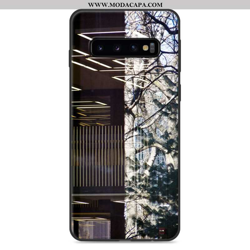 Capa Samsung Galaxy S10 Bonitos Telemóvel Capas Cases Silicone Antiqueda Telinha Baratas