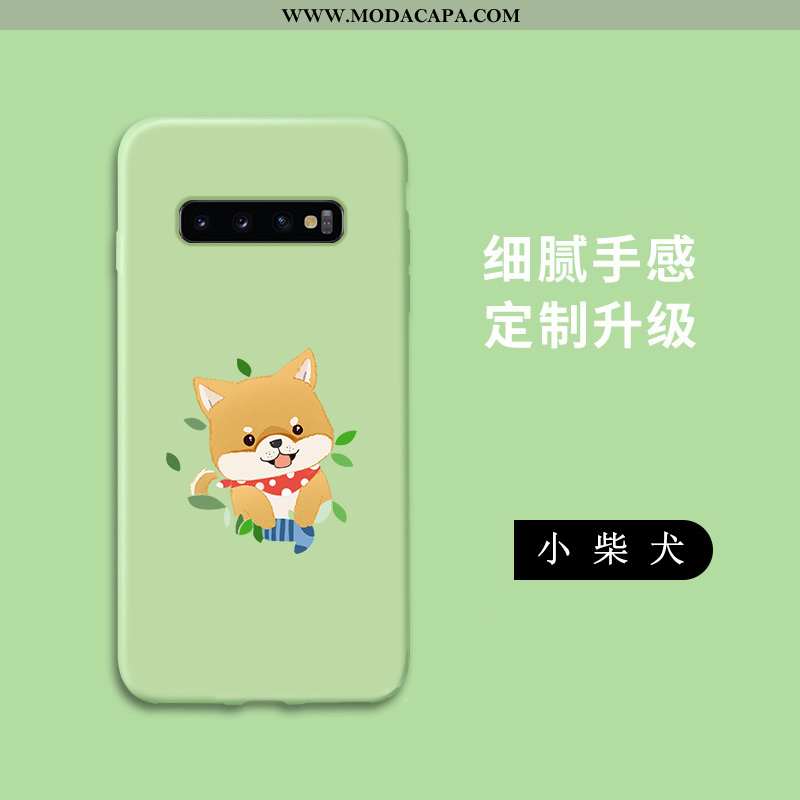 Capas Samsung Galaxy S10 Silicone Personalizada Tendencia Simples Completa Fosco Protetoras Baratas