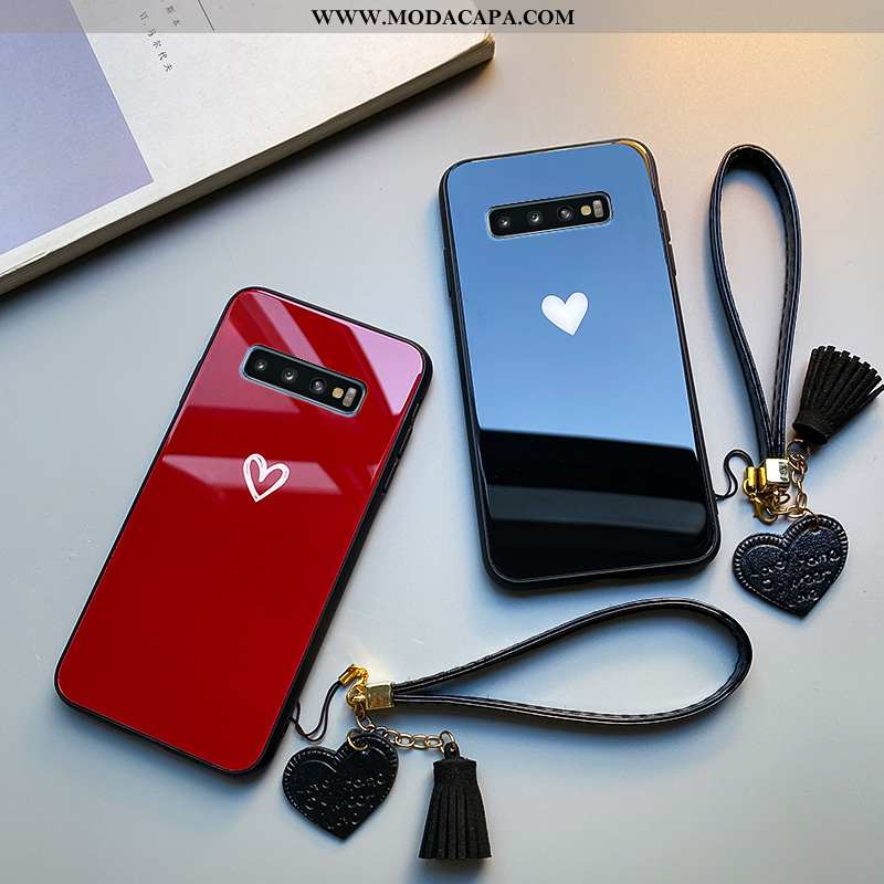 Capas Samsung Galaxy S10 Personalizado Preto Protetoras Silicone Telemóvel Completa Baratas