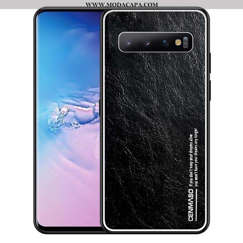 Capa Samsung Galaxy S10 Super Telemóvel De Grau Preto Protetoras Slim Capas Venda