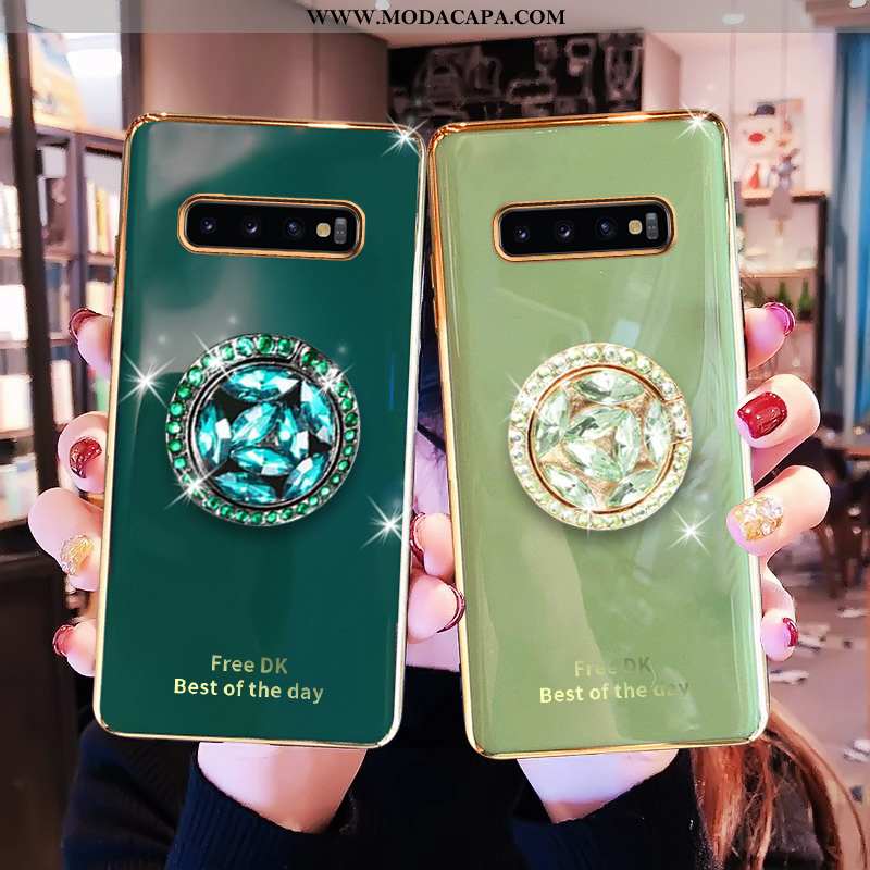 Capa Samsung Galaxy S10+ Soft Protetoras Capas Luxo Cases Cinza Telemóvel Baratos