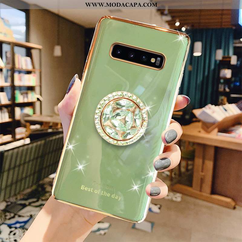 Capa Samsung Galaxy S10+ Soft Protetoras Capas Luxo Cases Cinza Telemóvel Baratos