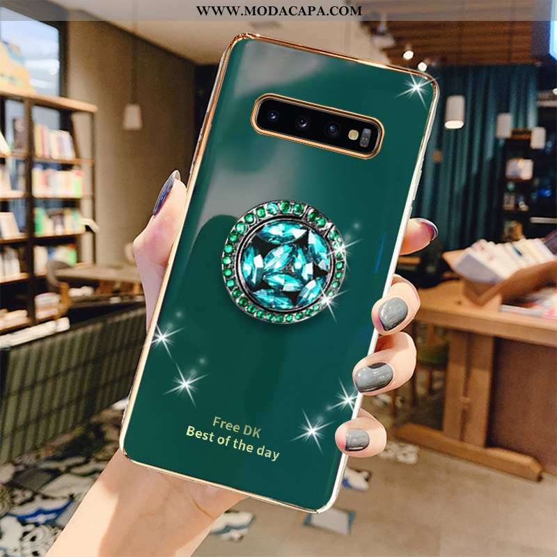 Capa Samsung Galaxy S10+ Soft Protetoras Capas Luxo Cases Cinza Telemóvel Baratos