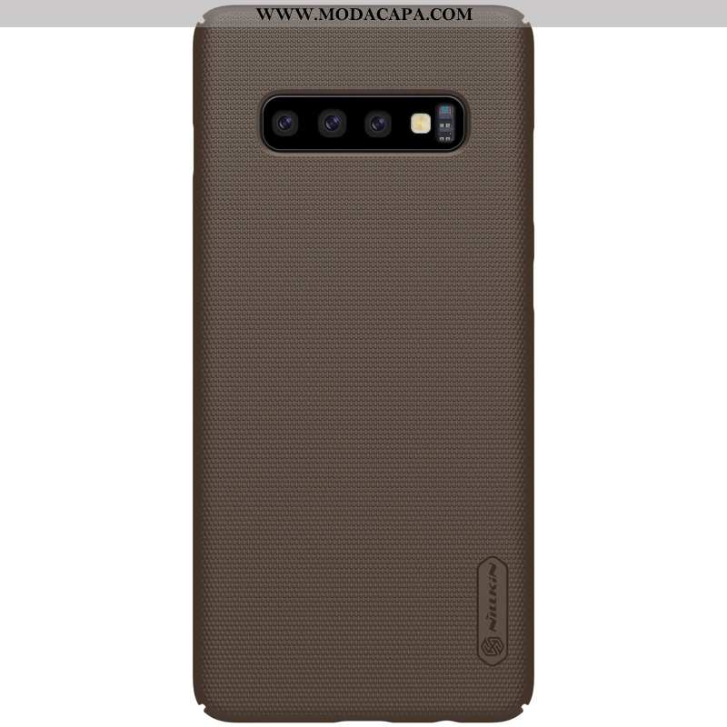 Capas Samsung Galaxy S10+ Fosco Azul Completa Antiqueda Telemóvel Resistente Comprar