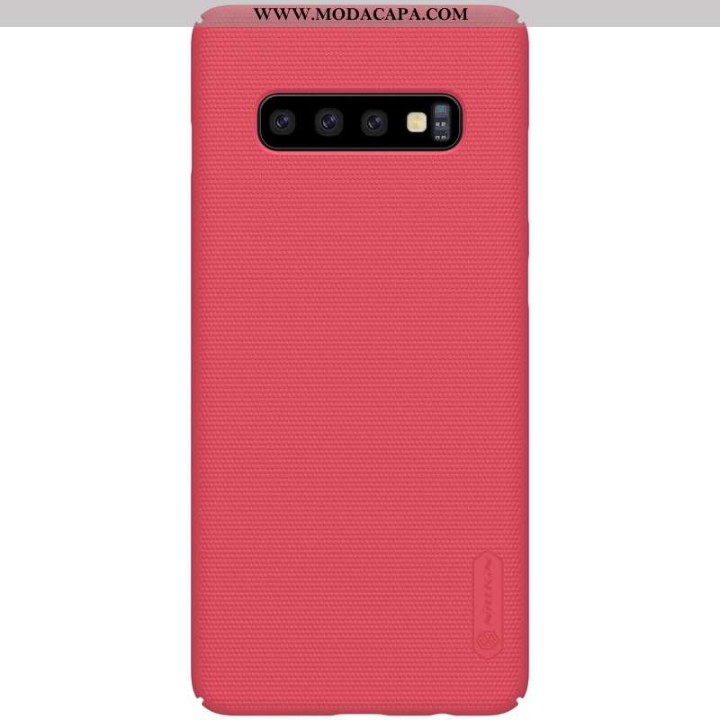 Capas Samsung Galaxy S10+ Fosco Azul Completa Antiqueda Telemóvel Resistente Comprar