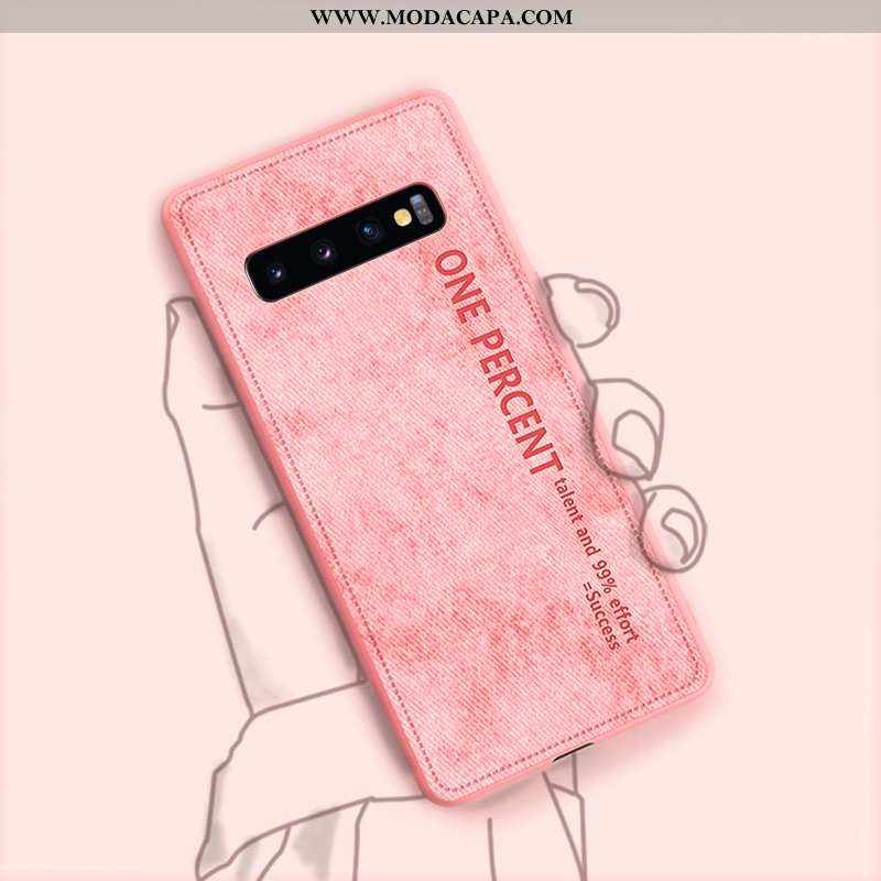 Capas Samsung Galaxy S10+ Tendencia Protetoras Telemóvel Slim Simples Super Couro Baratas