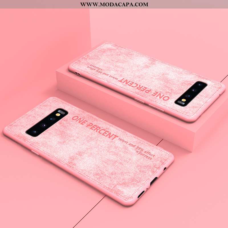 Capas Samsung Galaxy S10+ Tendencia Protetoras Telemóvel Slim Simples Super Couro Baratas