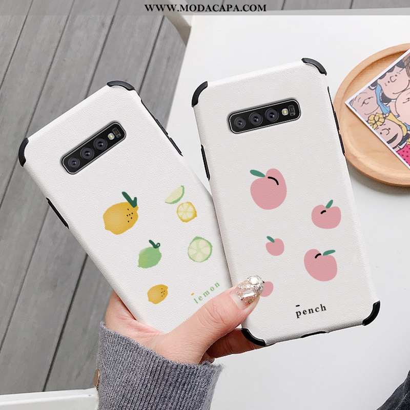 Capa Samsung Galaxy S10+ Fofas Novas Limão Antiqueda Personalizada Cases Telinha Venda