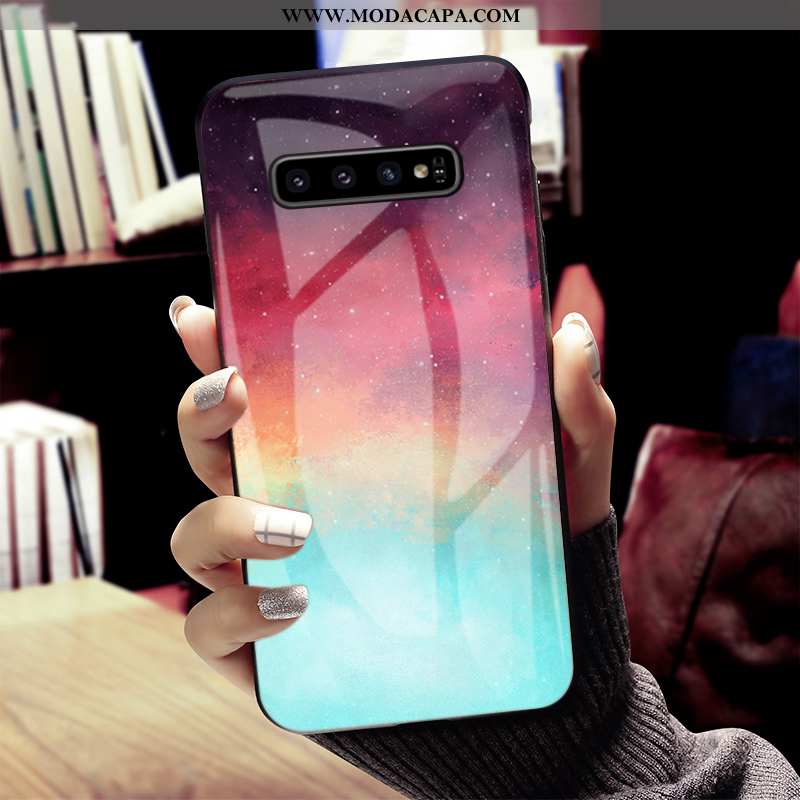 Capa Samsung Galaxy S10+ Estiloso Telemóvel Antiqueda Slim Protetoras Capas Personalizado Venda