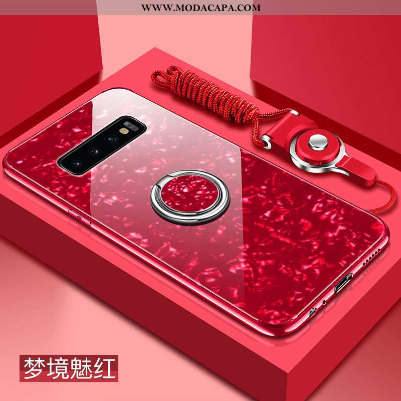 Capa Samsung Galaxy S10+ Soft Vermelho Protetoras Silicone Cases Antiqueda Telemóvel Baratos