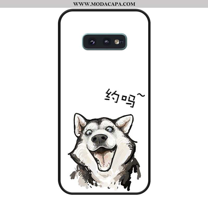 Capa Samsung Galaxy S10e Desenho Animado Casal Silicone Capas Branco Telemóvel Comprar