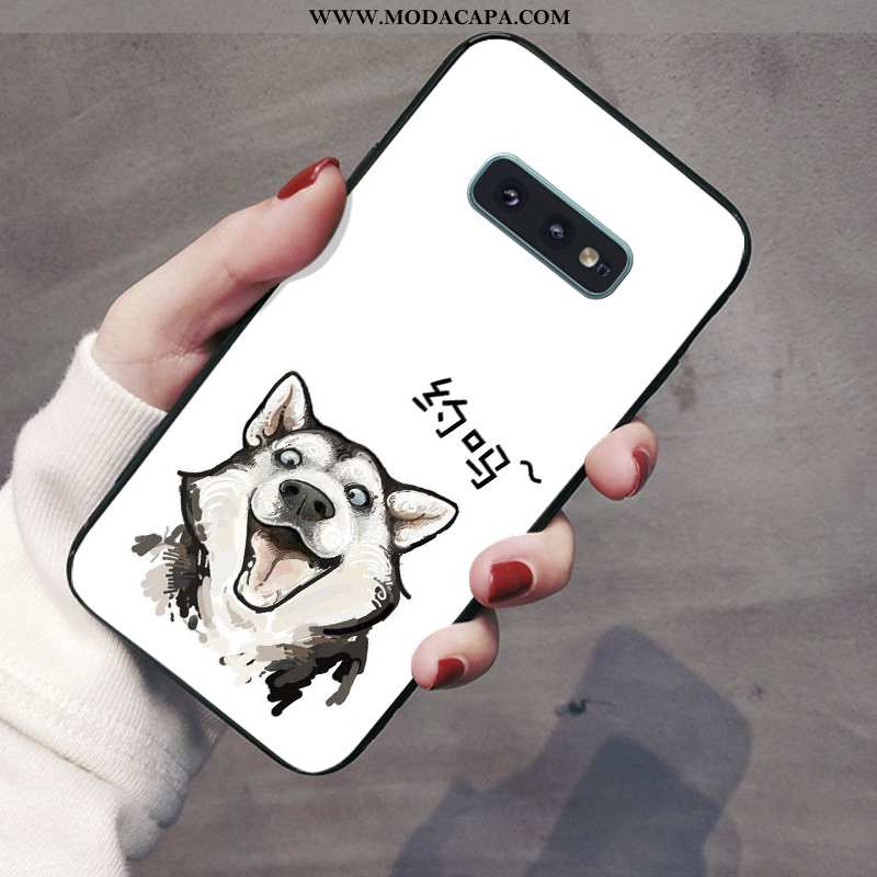 Capa Samsung Galaxy S10e Desenho Animado Casal Silicone Capas Branco Telemóvel Comprar