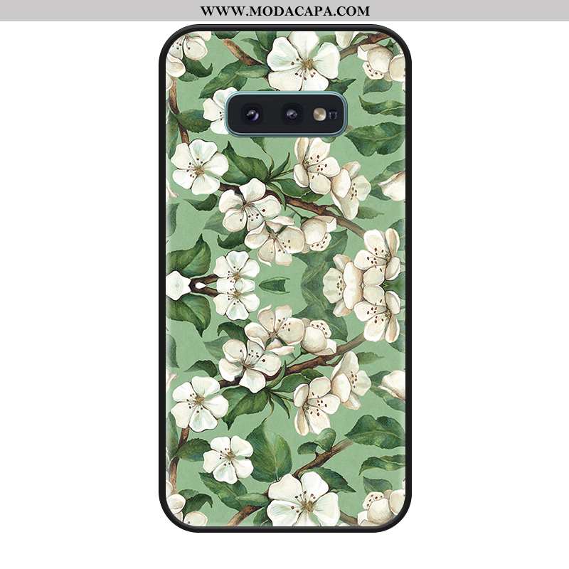 Capas Samsung Galaxy S10e Silicone Completa Verde Telemóvel Antiqueda Baratas