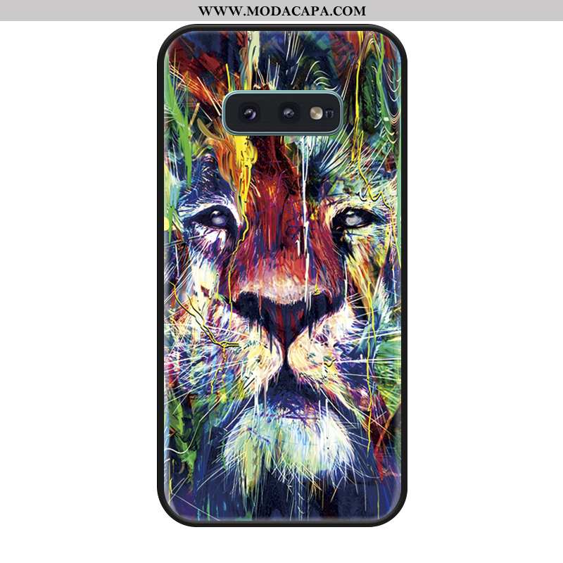 Capa Samsung Galaxy S10e Soft Preto Elefante Capas Desenho Animado Telemóvel Silicone Comprar