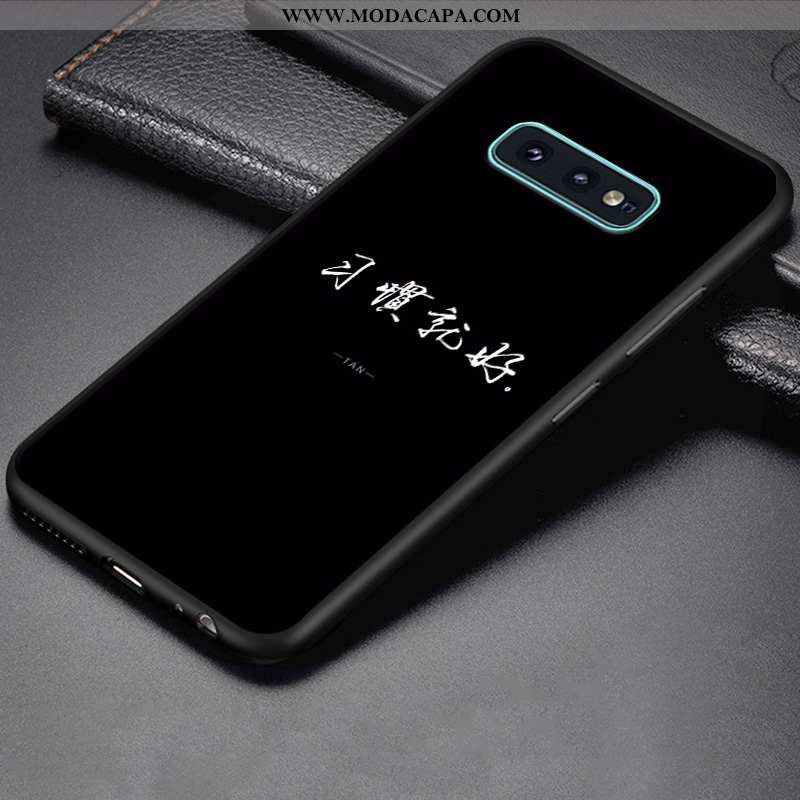 Capa Samsung Galaxy S10e Protetoras Cases Azul Criativas Personalizada Primavera Antiqueda Venda