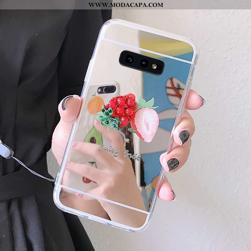 Capas Samsung Galaxy S10e Soft Frente Cases Antiqueda Telemóvel Nova Prata Comprar