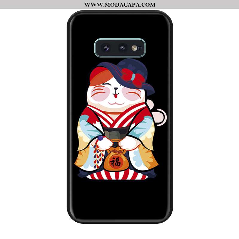 Capas Samsung Galaxy S10e Silicone Completa Antiqueda Preto Telemóvel Venda