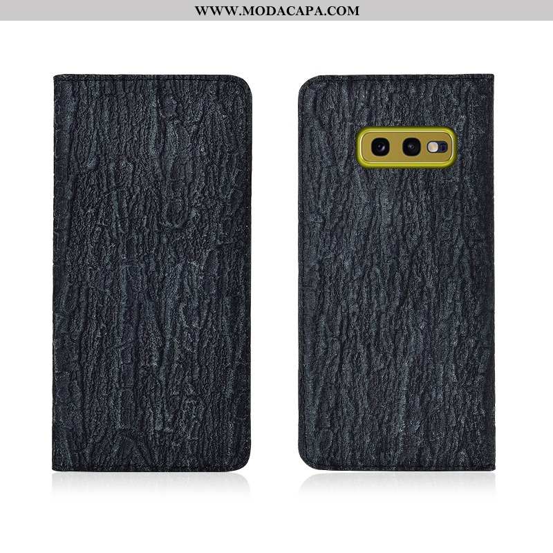 Capas Samsung Galaxy S10e Protetoras Couro Genuíno Vermelho Telemóvel Cases Nova Promoção