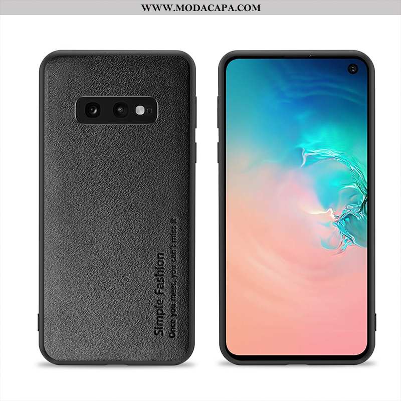 Capa Samsung Galaxy S10e Protetoras Couro Genuíno Telemóvel Capas Completa Cases Business Baratos