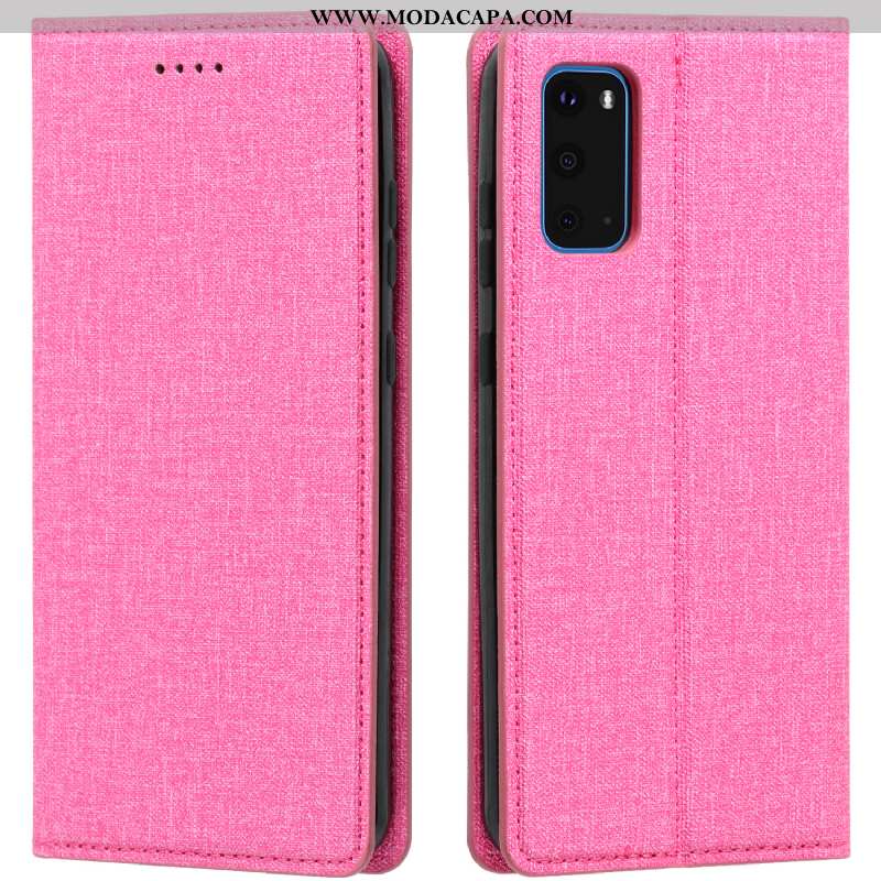 Capas Samsung Galaxy S20 Couro Cover Telemóvel Criativas Cases Tecido Venda