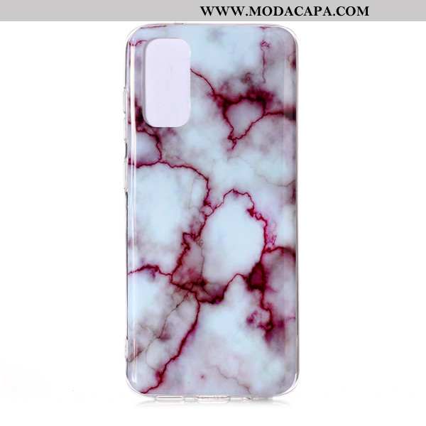 Capa Samsung Galaxy S20 Desenho Animado Capas Antiqueda Cases Marmore Rosa Telemóvel Barato