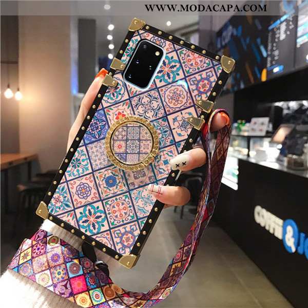 Capas Samsung Galaxy S20+ Silicone Luxo De Grau Completa Tampa Antiqueda Rosa Barato