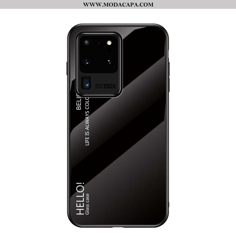 Capa Samsung Galaxy S20 Ultra Protetoras Tendencia Soft Vermelho Capas Cases Silicone Venda