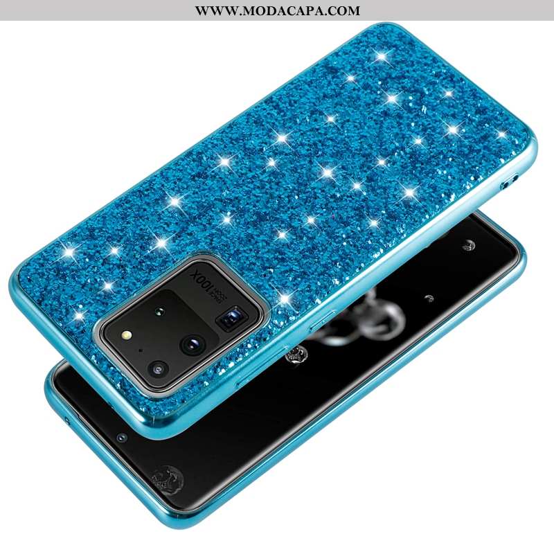 Capas Samsung Galaxy S20 Ultra Criativas Soft Azul Super De Grau Completa Personalizada Comprar