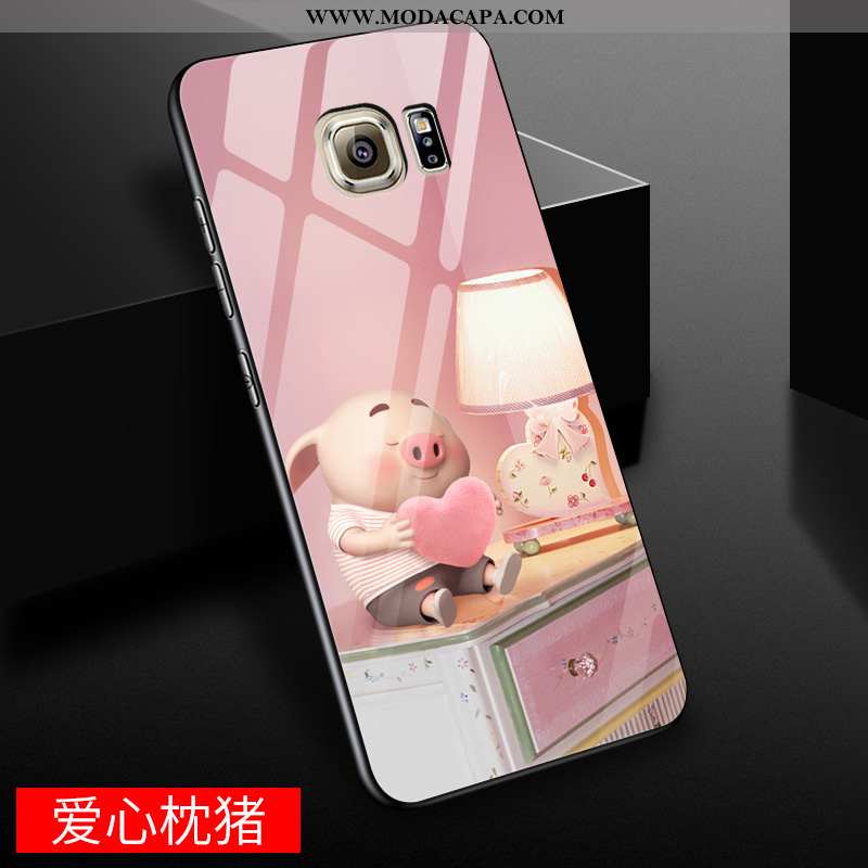 Capa Samsung Galaxy S6 Edge Desenho Animado Protetoras Frente Malha Antiqueda Capas Bonitos Online