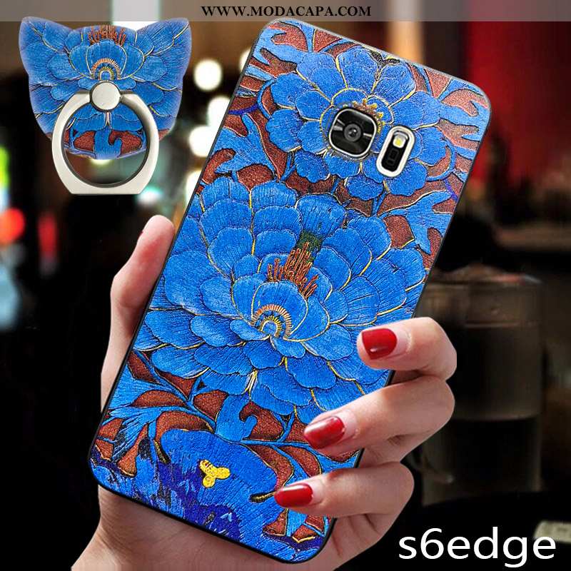 Capa Samsung Galaxy S6 Edge Fosco Capas Antiqueda Telemóvel Silicone Completa Tampa Comprar