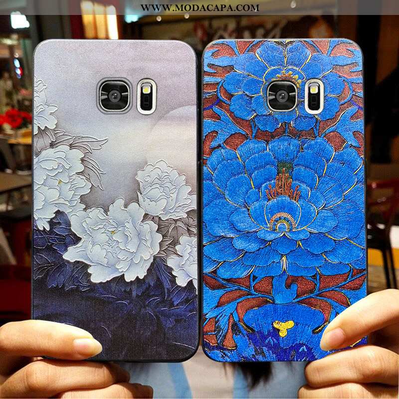 Capa Samsung Galaxy S6 Edge Fosco Capas Antiqueda Telemóvel Silicone Completa Tampa Comprar