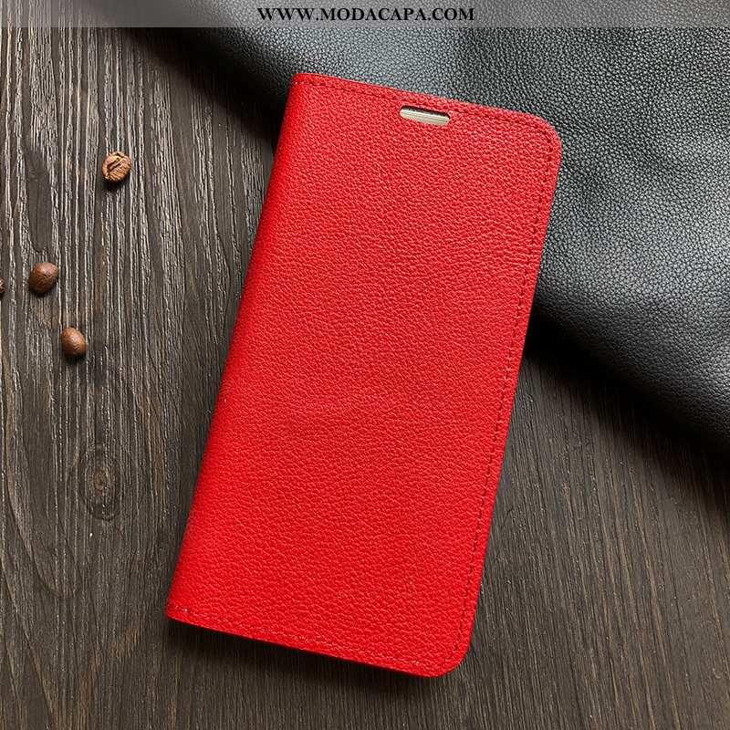 Capa Samsung Galaxy S6 Edge Protetoras Soft Vermelho Couro Legitimo Tigrada Cases Telemóvel Baratas