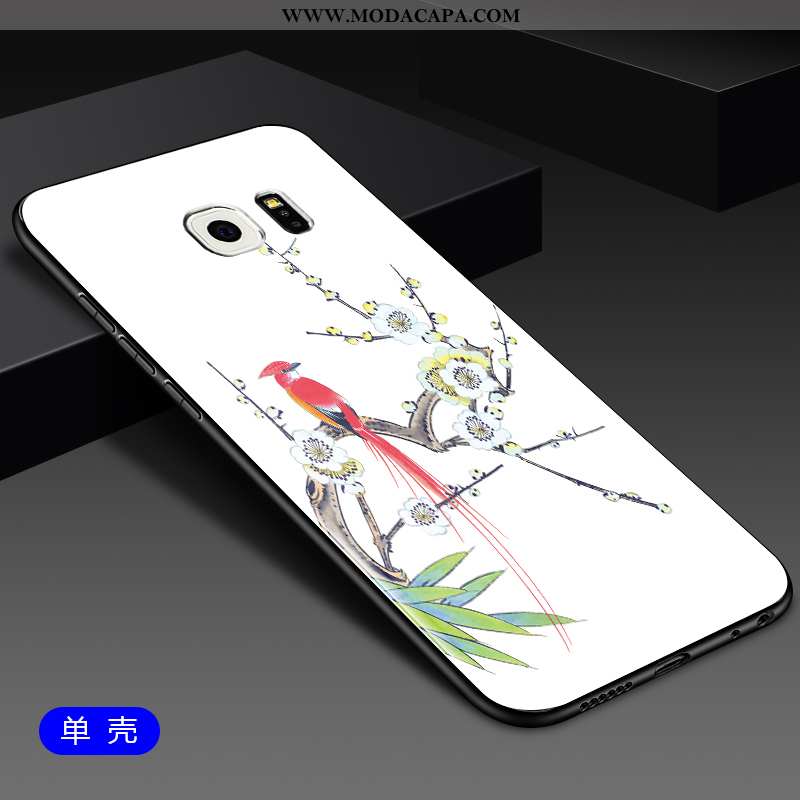 Capas Samsung Galaxy S6 Criativas Antiqueda Completa Animais Estilosas Vidro Tendencia Baratas