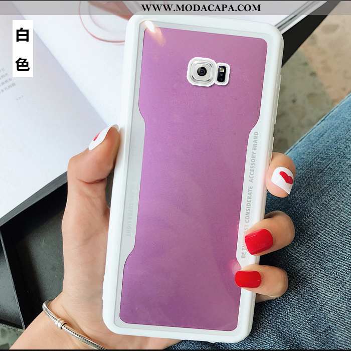 Capa Samsung Galaxy S6 Silicone Vermelho Capas Telemóvel Estilosas Simples Venda